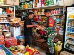 Jaga Stabilitas Harga Pangan, Babinsa Kuta Barat Rutin Cek Bahan Pokok