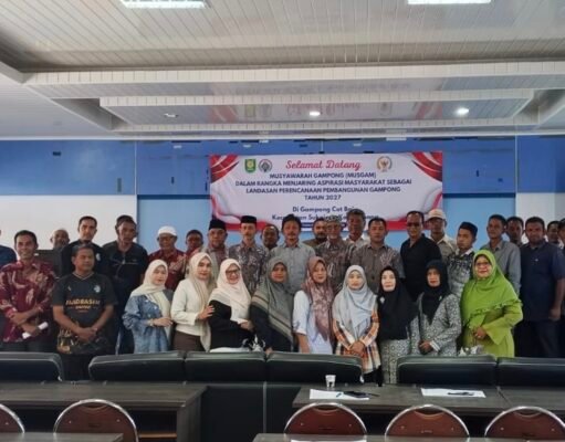 Babinsa Cot Bau Hadiri Musyawarah Gampong, Jaring Aspirasi untuk Pembangunan Tahun 2027