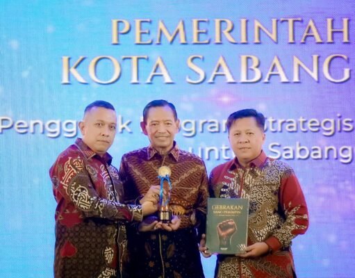 Pemko Sabang Raih Serambi Awards 2026 Kategori Penggerak Program Strategis