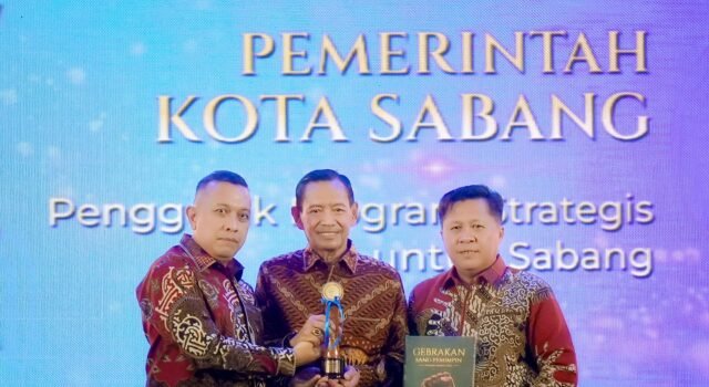 Pemko Sabang Raih Serambi Awards 2026 Kategori Penggerak Program Strategis