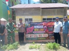 Tingkatkan Kesadaran Warga di Tengah Cuaca Ekstrem, Babinsa Cot Abeuk & Bhabinkamtibmas Gencar Cegah Karhutla