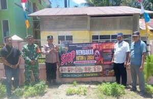 Tingkatkan Kesadaran Warga di Tengah Cuaca Ekstrem, Babinsa Cot Abeuk & Bhabinkamtibmas Gencar Cegah Karhutla