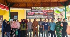 Sosialisasi Cegah Karhutla di Gampong Paya, Babinsa & Keuchik Ingatkan Bahaya Pembakaran dan Sanksi Hukum