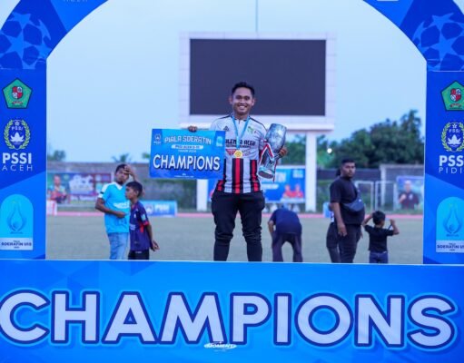 Mahasiswa Penjas UBBG Muhammad Syauqi Kamal Turut Antar Talenta Aceh FA Juara Piala Soeratin U-15 Aceh 2026