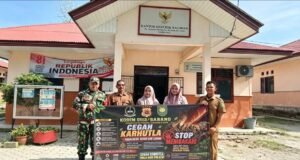 Pemahaman Bahaya Karhutla & Sanksi Hukum, Babinsa Balohan Bersama Aparatur Gampong Gencar Lakukan Sosialisasi ke Masyarakat