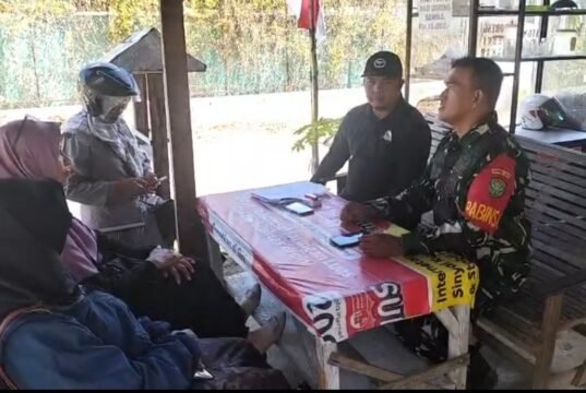 Sinergi Babinsa & Penyuluh Pertanian Krueng Raya, Bahas Perkembangan Sektor Pertanian & Kesejahteraan Petani