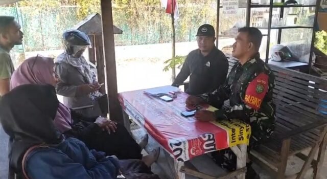 Sinergi Babinsa & Penyuluh Pertanian Krueng Raya, Bahas Perkembangan Sektor Pertanian & Kesejahteraan Petani