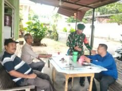 Pererat Sinergi Keamanan, Babinsa Kuta Ateuh Gelar Komsos Bersama Tokoh Masyarakat