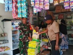 Pantau Harga & Ketersediaan, Babinsa Jaboi Pastikan Pasar Pokok Tetap Stabil