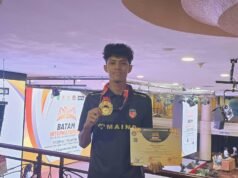 Mahasiswa Penjas UBBG M. Furqan Maulana Raih Juara 1 Gold Medal pada Batam International Taekwondo Championship 2026
