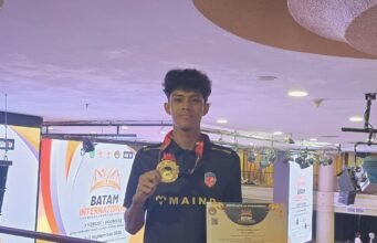 Mahasiswa Penjas UBBG M. Furqan Maulana Raih Juara 1 Gold Medal pada Batam International Taekwondo Championship 2026
