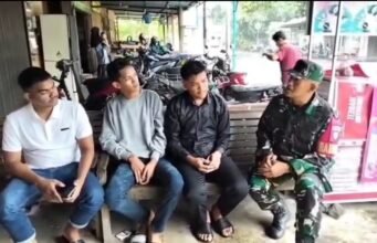 Babinsa Krueng Raya Ajak Pemuda Jadi Pelopor Keamanan dan Hindari Pergaulan Negatif