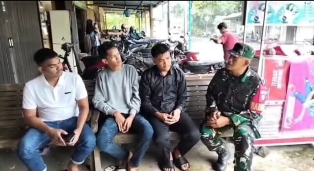 Babinsa Krueng Raya Ajak Pemuda Jadi Pelopor Keamanan dan Hindari Pergaulan Negatif