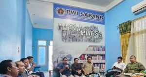 Dandim 0112/Sabang Jalin Silaturahmi ke PWI, Ajak Media Bersama Jaga Kondusivitas Wilayah