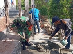 Babinsa Cot Abeuk Bantu Bangun Rumah Warga, Pererat Kebersamaan TNI‑Rakyat