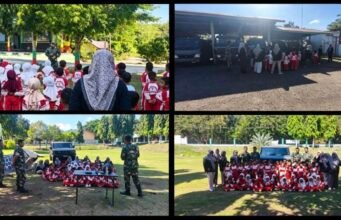 Kodim 0112/Sabang Sambut Ceria Kunjungan TK Negeri 7 Kota Sabang