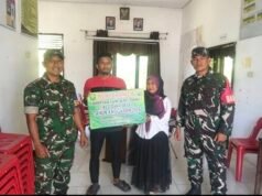 Babinsa Dampingi Penyaluran BLT, Pastikan Berjalan Tertib, Aman dan Lancar