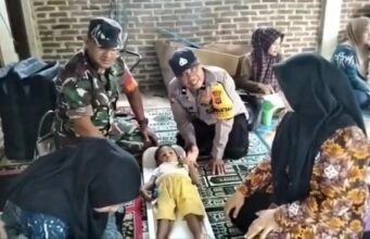 Babinsa Krueng Raya Dampingi Posyandu, Pastikan Tumbuh Kembang Balita Terpantau Baik