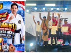 Raih Juara Umum di Kejuaraan Karate, Ketum Hasballah Apresiasi Perjuangan Atlet Wadokai Aceh