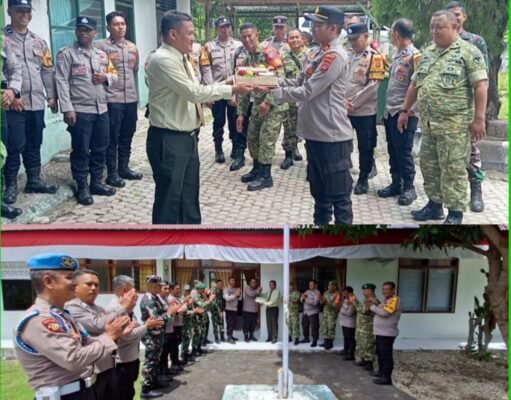 Sinergi TNI–Polri Semakin Kokoh: Kapolsek Sukajaya & Sukakarya Silaturahmi ke Koramil Sambut HUT TNI Ke-81