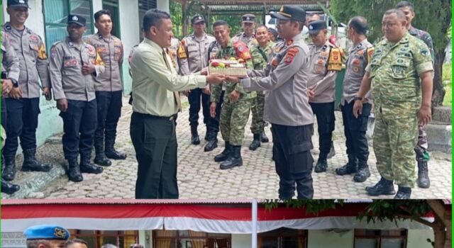 Sinergi TNI–Polri Semakin Kokoh: Kapolsek Sukajaya & Sukakarya Silaturahmi ke Koramil Sambut HUT TNI Ke-81