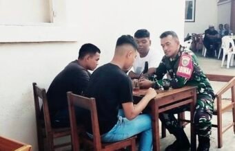 Babinsa Krueng Raya Dorong Pemuda Sabang Persiapkan Diri Raih Cita-Cita Menjadi Prajurit TNI AD