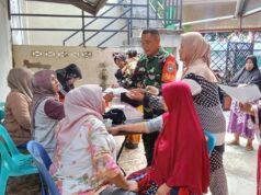 Babinsa Gampong Kuta Barat Dampingi Posyandu, Perkuat Pemantauan Kesehatan Balita dan Ibu Hamil