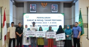 Salurkan Zakat dan Infaq, Wali Kota Sabang Tekankan Transparansi dan Tepat Sasaran