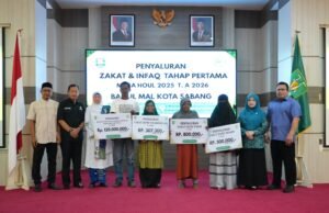 Salurkan Zakat dan Infaq, Wali Kota Sabang Tekankan Transparansi dan Tepat Sasaran
