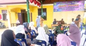 Cegah Stunting di Gampong Paya, Babinsa dan Kader Posyandu Bahas Pemenuhan Gizi Anak