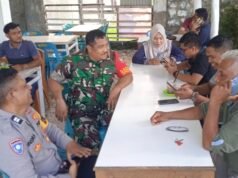 Babinsa dan Babinkamtibmas Ie Meulee Komsos Bersama Warga, Jaga Silaturahmi dan Pantau Situasi Wilayah
