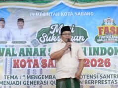 Wali Kota Sabang Buka FASI 2026, Tekankan Pentingnya Pembinaan Generasi Qurani