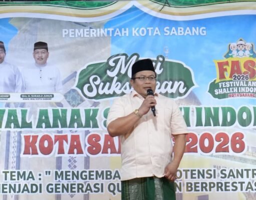 Wali Kota Sabang Buka FASI 2026, Tekankan Pentingnya Pembinaan Generasi Qurani