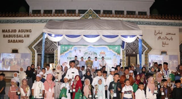 Tutup FASI 2026, Zulkifli Harap Anak-anak Sabang Jadi Generasi Qurani Berakhlak Mulia
