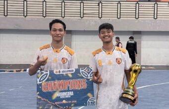 Mahasiswa Penjas UBBG Raih Gelar Juara Liga Futsal Nusantara Regional Aceh Bersama Opanindo Solong Aceh