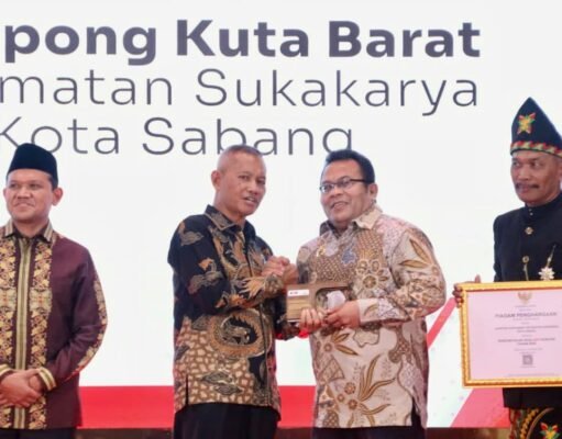 Kuta Barat Sabang Raih Penghargaan Desa Antikorupsi Aceh, Zulkifli Tekankan Integritas Pemerintahan Gampong