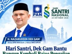 Bersamaan dengan HSN 2026, Dek Gam Bantu Bangun Kembali dua Balee Pengajian Korban Banjir di Tangse
