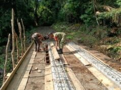 Pembangunan Jembatan Beton Jaboi Tetap Berlanjut dengan Semangat Gotong‑royong