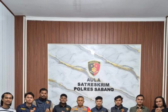 Polres Sabang Amankan Enam Terduga Pelaku Judi dan Judi Online