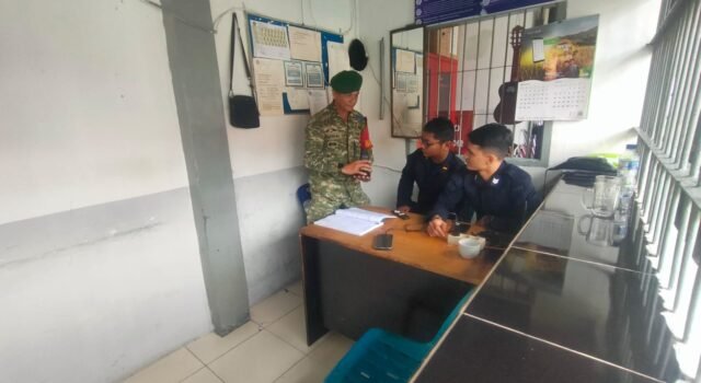 Babinsa Kuta Ateuh Berikan Pengingat Kewaspadaan kepada Petugas Rutan Kelas IIB Sabang