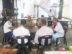 Perkuat Koordinasi, Babinsa Paya Bersama Tim PORA Jaga Pengawasan Orang Asing