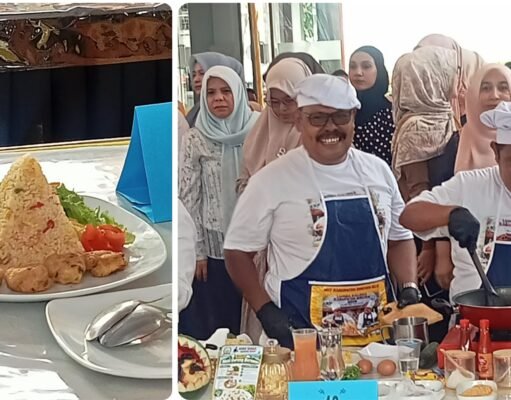 Lomba Nasi Goreng Ayah Bireuen Sigap, “Chef Sekretariat DPRK Hidang Nasi Goreng Paripurna Berawan”