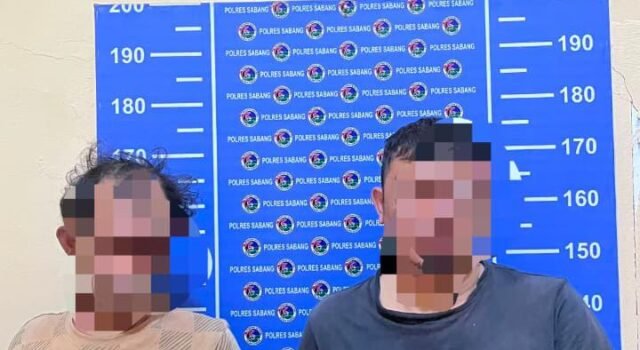 Satresnarkoba Polres Sabang Amankan Dua Terduga Penyalahgunaan Narkotika, Sabu Disita